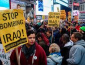 تظاهرات بعدة ولايات أمريكية للمطالبة بخروج أمريكا من الشرق الأوسط