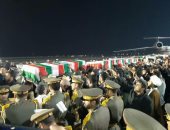 صور وفيديو.. جثمان الجنرال قاسم سليمانى يصل إيران
