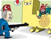 كاريكاتير صحيفة إماراتية.. الإخوان الإرهابية تسهل دخول أردوغان لليبيا