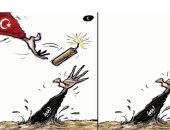 كاريكاتير صحيفة سعودية.. تركيا "تمثل" بمساعد ليبيا لغزوها