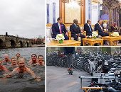 صور.. العالم هذا المساء.. احتجاجات فى المانيا وفرنسا للمطالبة بمزيد من الإصلاحات.. إحتفالات عيد الغطاس فى مختلف أنحاء العالم.. تأسيس مجلس الدول المطلة على البحر الأحمر وخليج عدن بالرياض