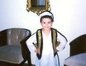 شوف صورة النجم رامى يوسف الحاصل على جولدن جلوب وهو طفل