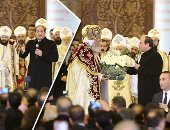 زيارة السيسي للكاتدرائية رسالة محبة للمصريين.. برلمانيون وسياسيون: رئيس متفرد فى زياراته للكنيسة وكلمته طمأنت الشعب.. النائب معتز محمود: تأكيد على الوحدة الوطنية.. وحزب الوفد: أزالت اللغط حول الأوضاع بالمنطقة