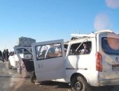 مصرع 2 وإصابة آخر فى تصادم سيارة وشاحنة بالوادى الجديد