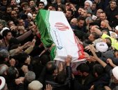 شاهد.. ايران تدفن سليمانى بعد ساعات من هجماتها على قاعدة أمريكية بالعراق