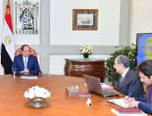 السيسى يوجه بالمضي قدما فى تنفيذ مشروعات الربط الكهربائي مع دول الجوار