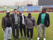 بعثة زيسكو الزامبى تزور الأهرامات بعد معاينة ملعب مواجهة الزمالك