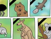 كاريكاتير صحيفة إمارتية.. حرائق "مستعرة" فى غابات إستراليا 