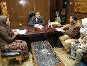 محافظ المنوفية يكلف رؤساء المدن والمديريات بحل مشاكل المواطنين.. صور