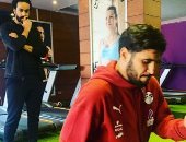 فيديو.. عبد الله جمعة يخضع للتأهيل خارج الزمالك بعد إصابة السمانة