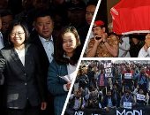 صور.. العالم هذا المساء.. مراسم دفن السلطان قابوس بالعاصمة العمانية.. انتخابات رئاسية فى تايوان والصين تتابع عن كثب.. المحتجون على قانون الجنسية الجديد فى الهند يحرقون دمية لرئيس الوزراء