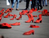 تظاهرات بالأحذية الحمراء فى المكسيك للتنديد بجرائم العنف ضد المرأة
