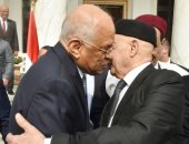 فيديو وصور.. على عبد العال يستقبل رئيس النواب الليبى لدى وصوله مقر البرلمان المصرى