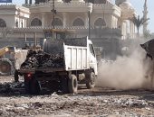 استجابة لـ"اليوم السابع".. رفع القمامة من محطة الترحيل بالمحلة (صور)