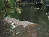 شكوى من غرق شوارع المطبعة بمياه الصرف الصحى فى محافظة الجيزة