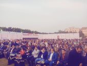 مؤتمر شعبي لمستقبل وطن بأبو النمرس لتوزيع 1500 بطانية وتكريم أسر الشهداء