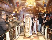 صور.. البابا تواضروس الثانى يدشن كنيسة السيدة العذراء فى مركز جرجا 