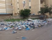 شكوى من انتشار القمامة بمنطقة 6 أكتوبر فى العجمى بالإسكندرية
