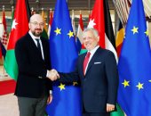 عاهل الأردن يلتقى رئيس المجلس الأوروبى فى بروكسل 