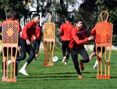 النجم الساحلى يستعد بالقوة الضاربة لمواجهة الترجى.. صور 