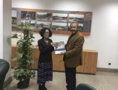 مسئول البرامج الثقافية باليونسكو تزور المتحف القومى للحضارة بالفسطاط