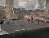 شاهد مراحل تغطية ترعة المريوطية الجارية بالجيزة لتقليل الحوادث