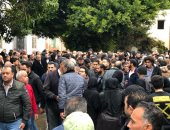 صور.. تشييع جثمان ناشئ المصرى البورسعيدى بعد وفاته بأزمة قلبية