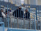 عمرو الجناينى والعطار فى مباراة الكرة النسائية بين مصر والمغرب