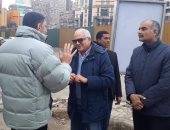 محافظ الجيزة يتفقد شارع سليمان أباظة تمهيدا لتطويره