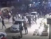 فيديو.. اصطدام طالب بـ4 أشخاص بسيارته بعد خلافات مع سائق فى المنوفية