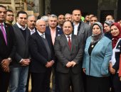 وزير المالية ومحافظ بورسعيد يتفقدان إنشاء مبنى المديرية المالية.. صور