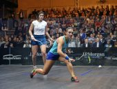 نور الشربيني وصيفا لبطولة جي بي مورجان للاسكواش