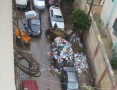 شكوى من تراكم القمامة والروائح الكريهة فى شارع شيديا فى الإسكندرية