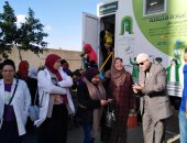 حملات لرفع الإشغالات بالبساتين وتنظيم قافلة طبية بعزبة النصر