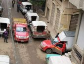 سيبها علينا.. شكوى من موقف سيارات بشارع الصياد بالسنبلاوين فى الدقهلية يسد الطريق