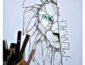 منة من دمياط تشارك صحافة بلوحات تبرز موهبتها الفنية