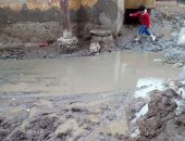 شكوى من غرق قرية الروينة بمياه الأمطار فى محافظة كفر الشيخ