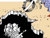 كاريكاتير صحيفة سورية .. الإدارة الامريكية تدفن جنودها في الشرق الأوسط