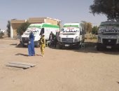 صحة الوادى الجديد توقع الكشف على 650 مريضا بقرى بغداد فى قافلة طبية مجانية