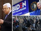 صور..العالم هذا الصباح.. جو بايدن مرشح الرئاسة الأمريكية 2020 يواصل حملته الانتخابية فى نيو هامبشاير.. الأمير تشارلز يزور كنيسة المهد ومسجد عمر فى فلسطين.. تجدد الاشتباكات بين المتظاهرين وقوات الامن فى تشيلى
