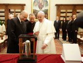 البابا فرانسيس يستقبل الرئيس العراقى بالفاتيكان