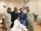 أحمد عادل ينتظم فى تدريبات المقاصة بعد أسبوع عقب إجراء جراحة بالعين