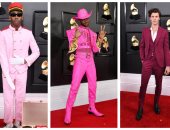 "البدلة الوردى".. كلمة سر تألق النجوم الذكور فى حفل Grammy.. اعرف التفاصيل