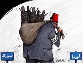 كاريكاتير صحيفة إماراتية.. تركيا تنقل مسلحى تنظيم جبهة النصرة من سوريا لليبيا