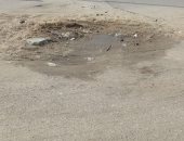 شكوى من كسر ماسورة مياه الشرب بميدان روما بمنطقة النهضة