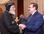 البابا  تواضروس يستقبل وفدًا من نقابة المهندسيين بالكاتدرائية  