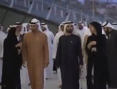 محمد بن راشد ومحمد بن زايد يفتتحان "ساحة الوصل" بموقع إكسبو 2020