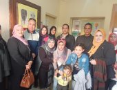 افتتاح القافلة الثقافية بمركز كفر صقر فى محافظة الشرقية 
