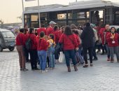 طلاب المدارس أول المتواجدين فى معرض القاهرة الدولى للكتاب بيومه السابع