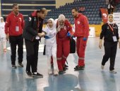 الهلال الأحمر المصرى: تقديم الإسعافات للمصابين بالدورة الإفريقية للأولمبياد الخاص
